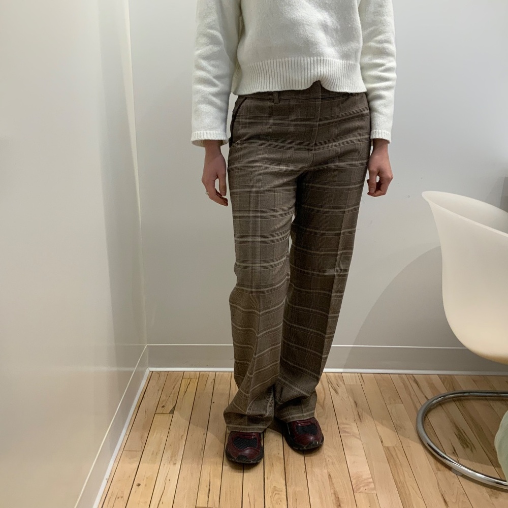 DALIA women’s trousers, size 8, brown - Picture 2 of 4